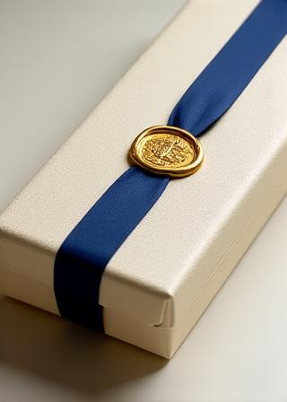 Empaquetado de lujo con lacre